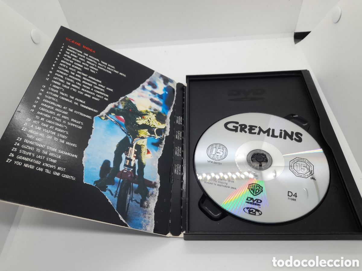 Cine: PELICULA DVD. GREMLINS. VERSION EN INGL&Eacute;S. - Foto 2