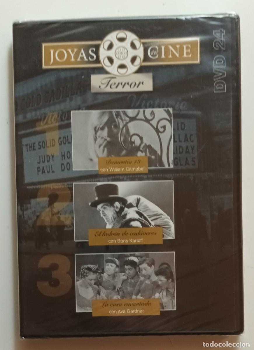 Kino: DVD - JOYAS DEL CINE 24 - TERROR - DEMENTIA 13 / EL LADRON DE CADAVERES / LA CASA ENCANTADA * PRECIN
