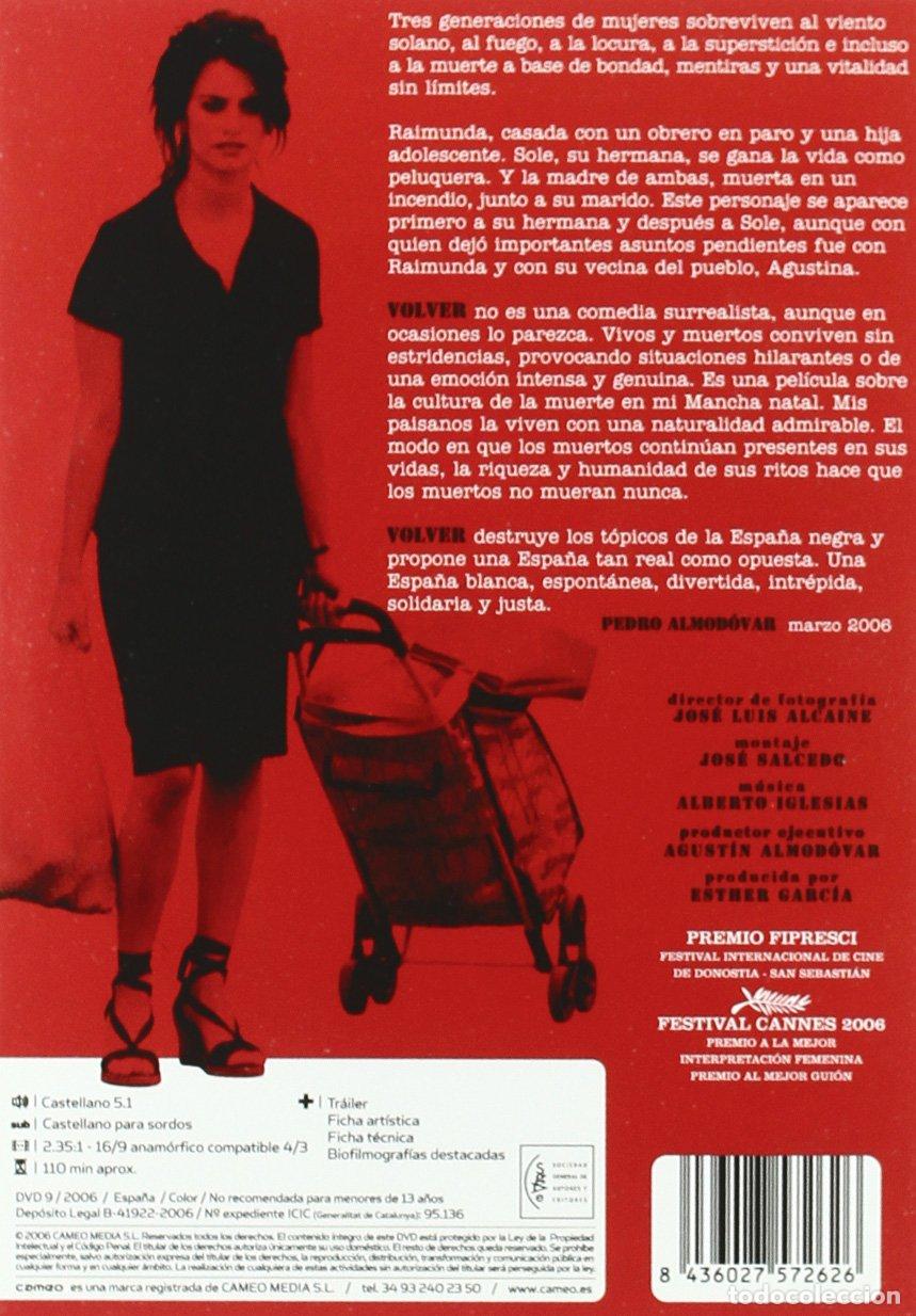 Cine: VOLVER DVD - NUEVO - Foto 2