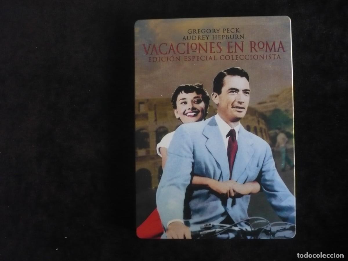 Cinema: vacaciones en roma - edicion especial coleccionista en caja metalica - dvd como nuevo