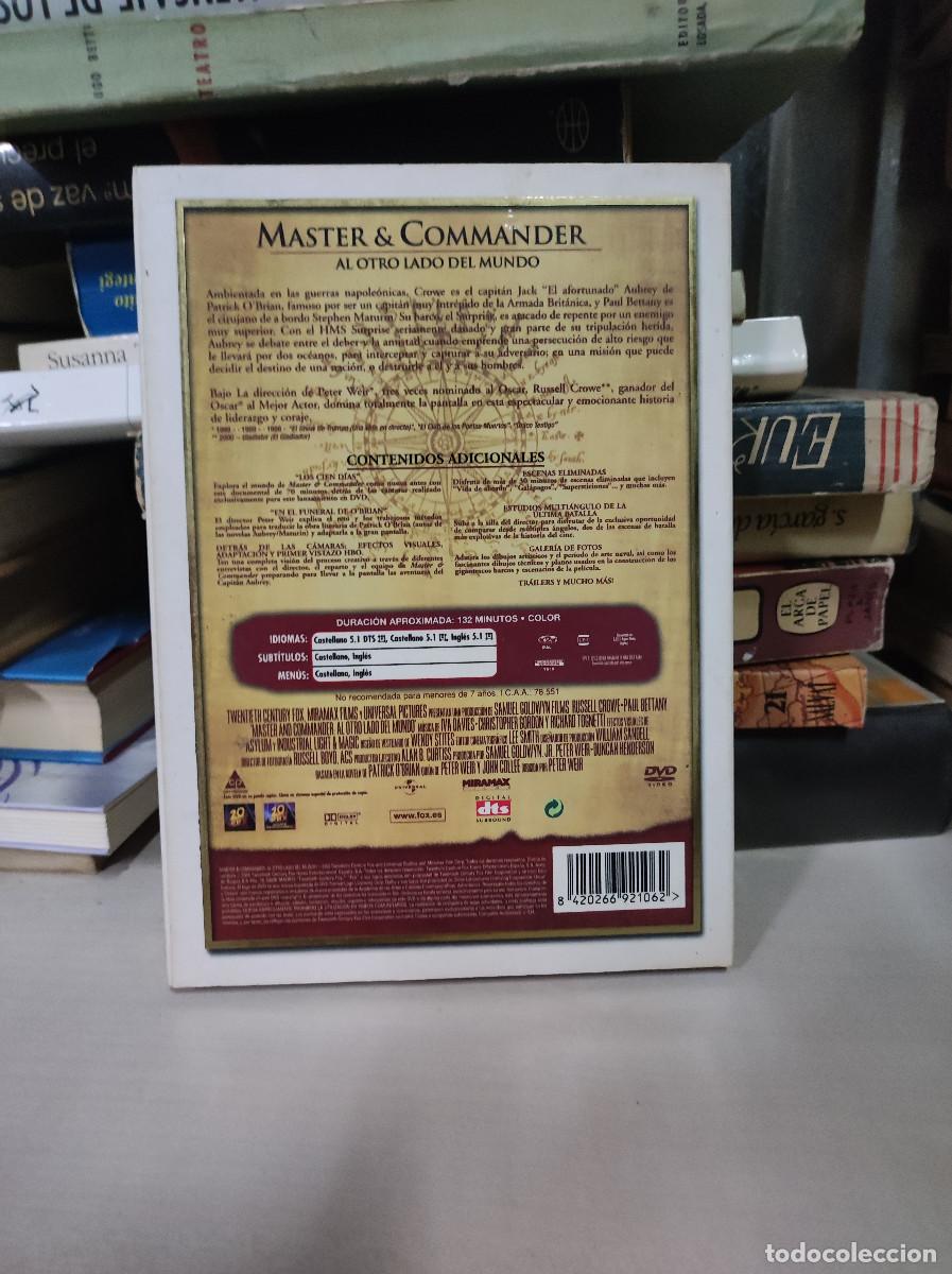 Cine: MASTER & COMMANDER EDICION DE LUJO 2 DISCOS - Foto 2