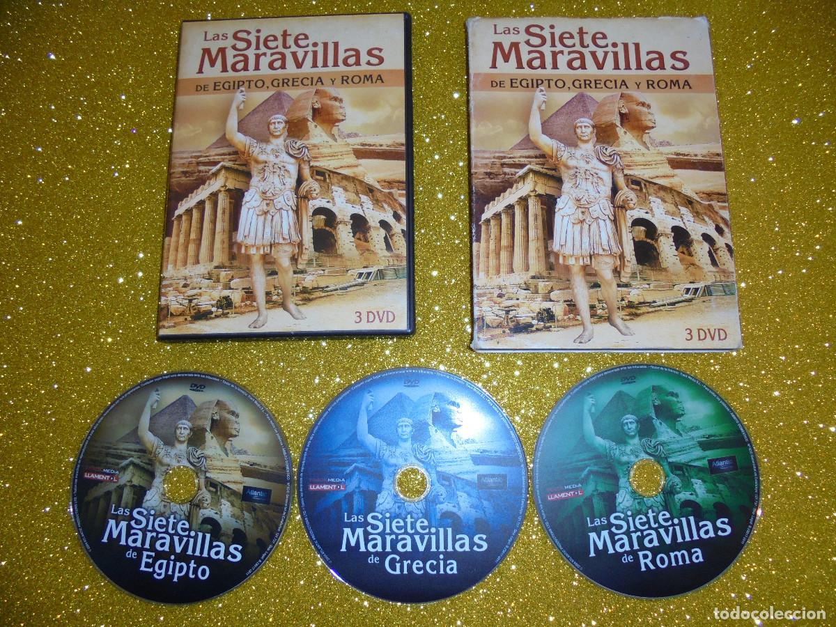 Cine: LAS SIETE MARAVILLAS DE EGIPTO, GRECIA Y ROMA - 3 DVD - TR0857