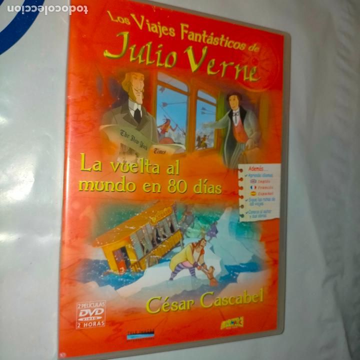 Cine: CINE - DVD - LOS VIAJES FANTASTICOS DE JULIO VERNE , LA VUELTA AL MUNDO EN 80 DIAS