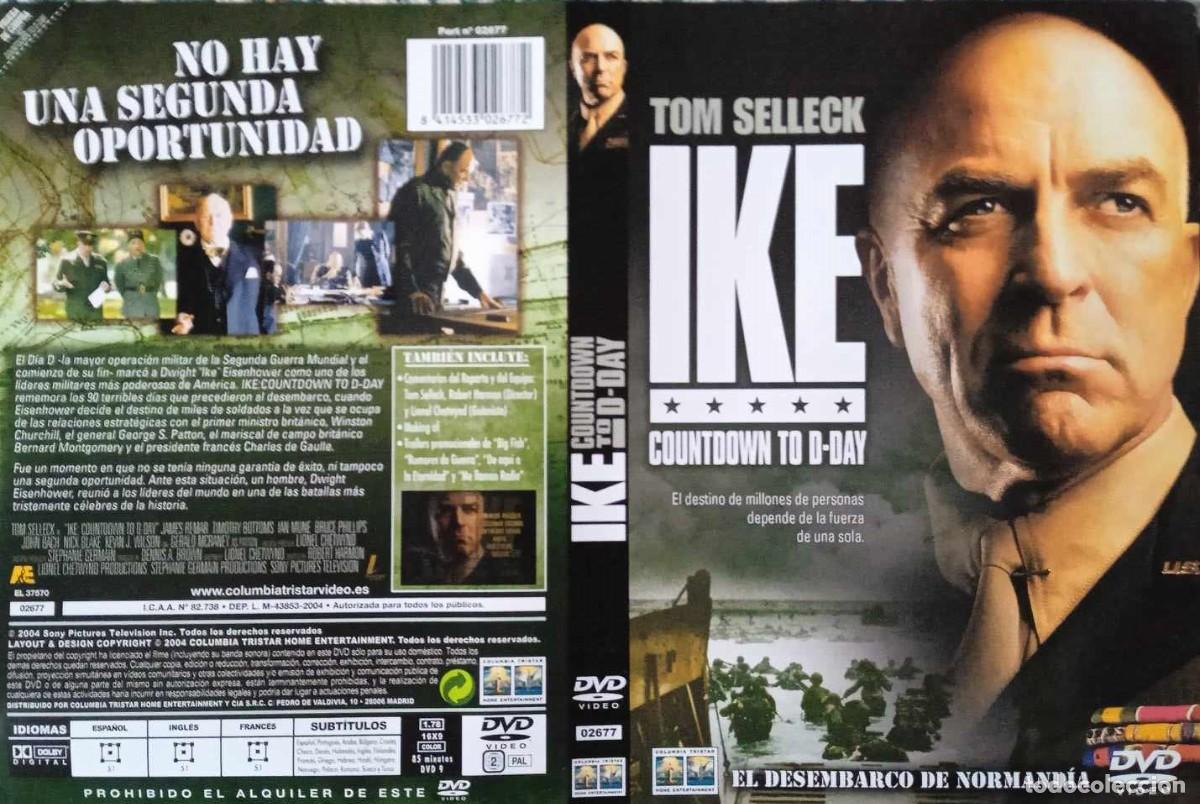 Cine: IKE,COUNTDOWN TO D,DAY - tom selleck - 2004 - SOLO CARATULA