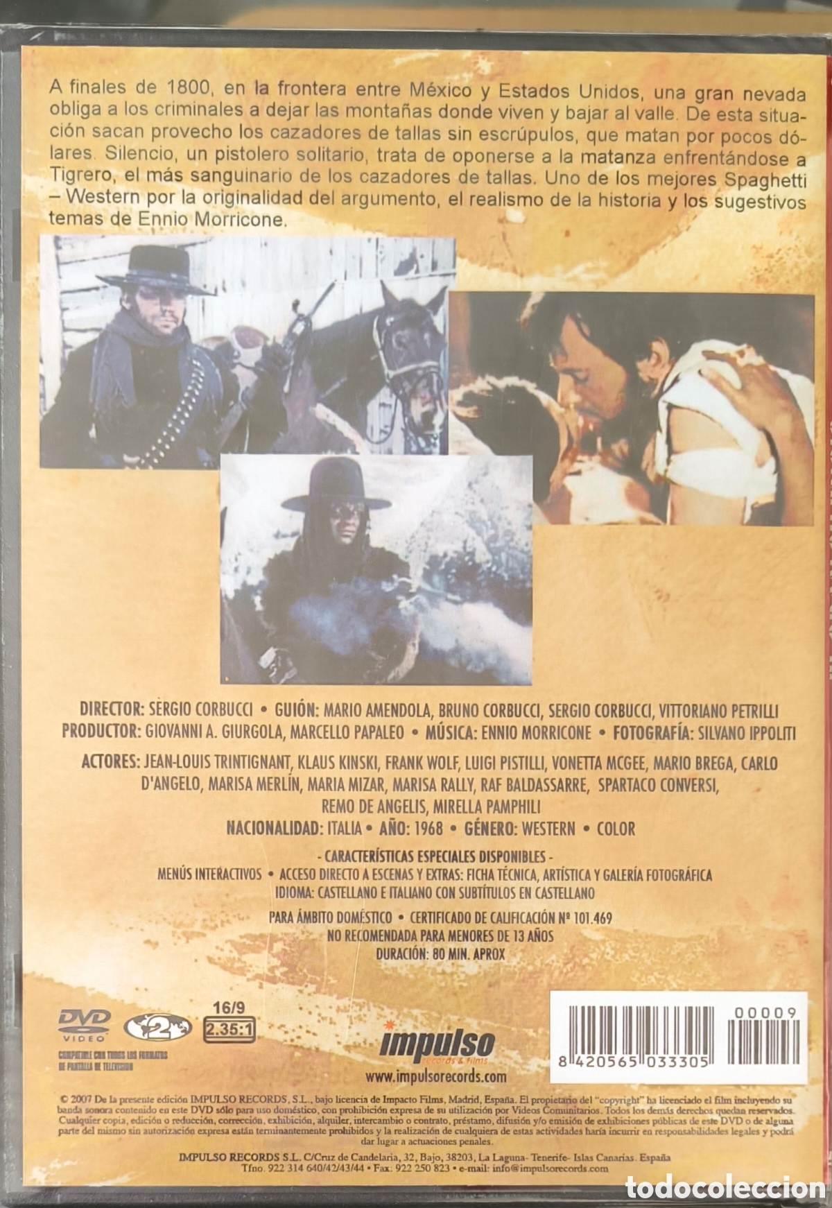 Cine: DVD EL GRAN SILENCIO - Foto 2