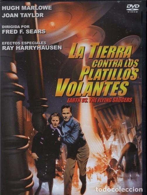 Cine: LA TIERRA CONTRA LOS PLATILLOS VOLANTES DVD-LOS ALIENIGENAS PRETENDES REDUCIR A ESCOMBROS LA TIERRA