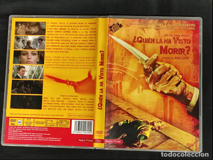 Cine: PELICULA DVD - &iquest;QUIEN LA HA VISTO MORIR? -