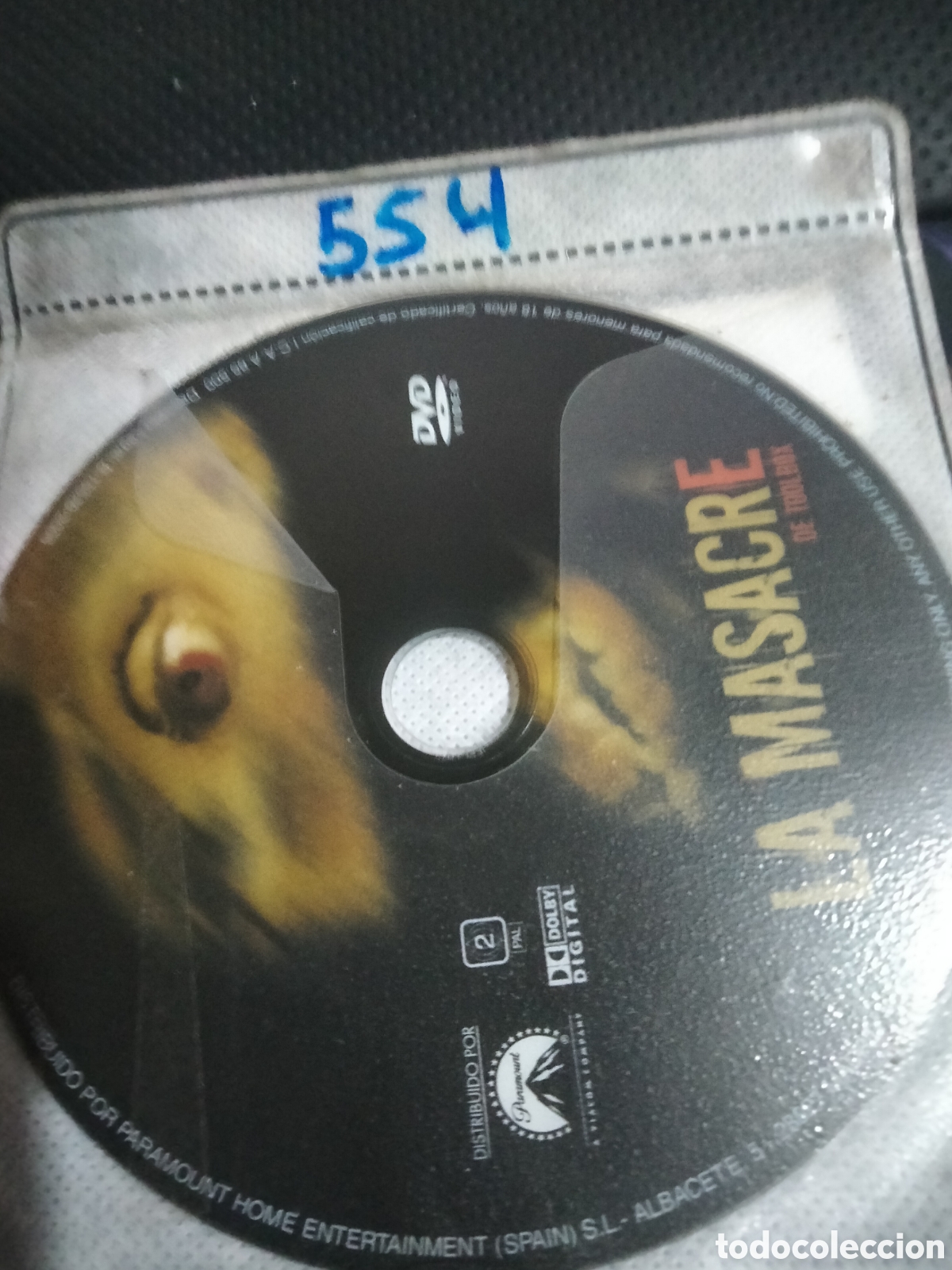 Cinema: La masacre dvd 554 (disco solo)