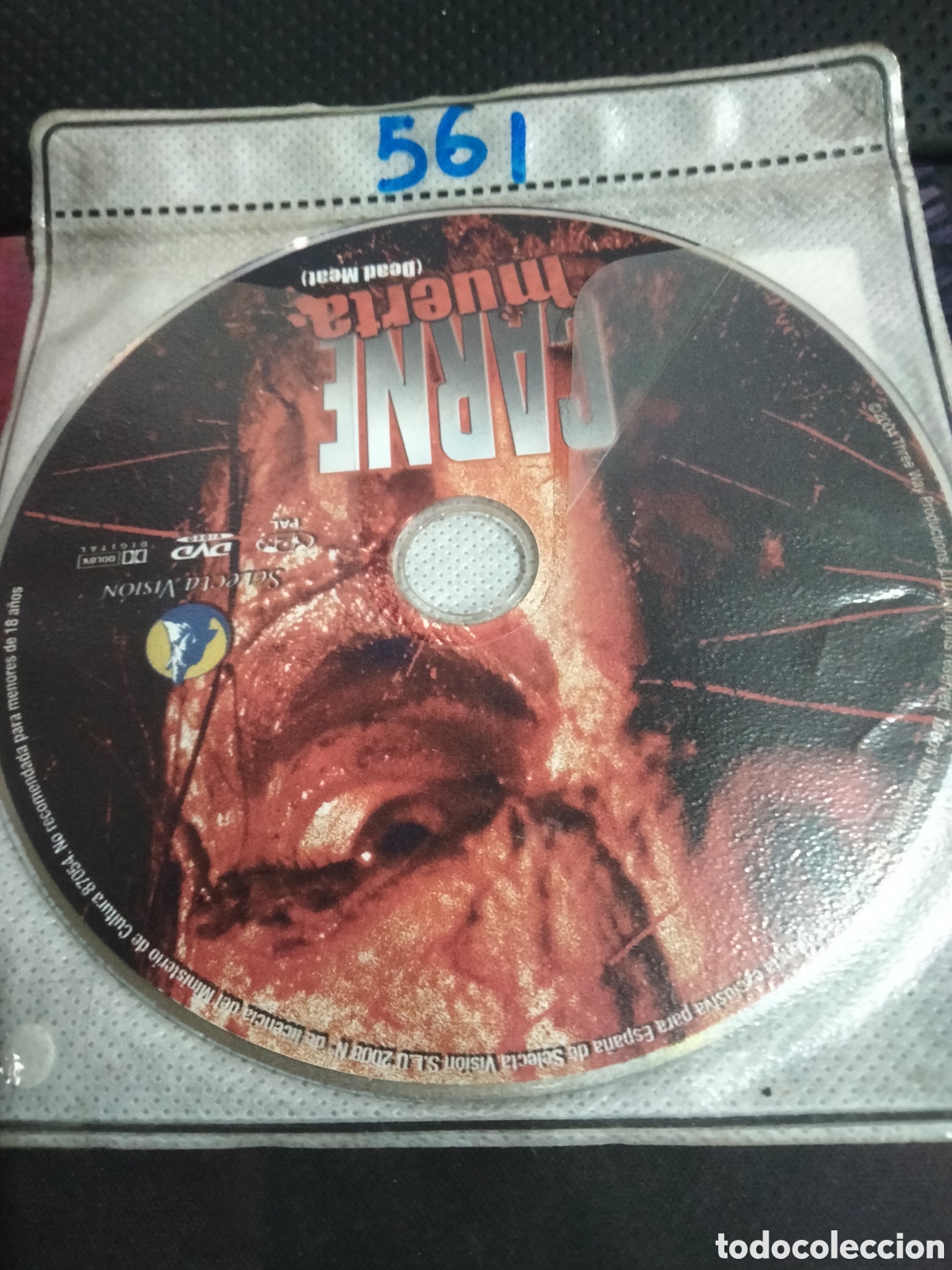 Cine: Carne muerta dvd 561 (d&iacute;sco solo)