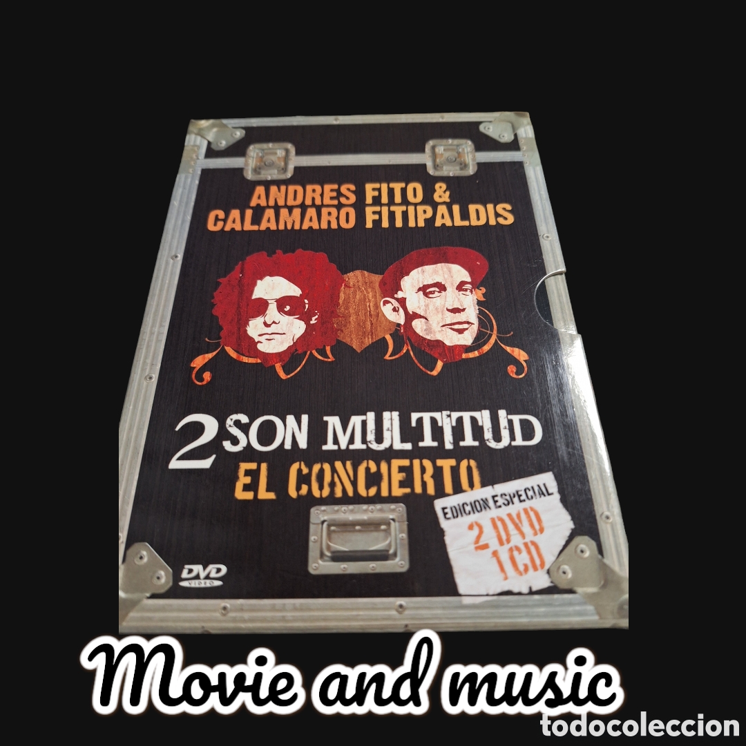 Cine: S281 Andr&eacute;s Fito & calamaro fitipaldis 2 son multitud el concierto DVD SEGUNDAMANO