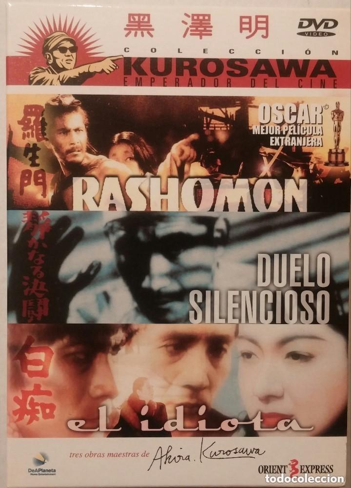 Cine: RASHOMON / DUELO SILENCIOSO / EL IDIOTA - COLECCI&Oacute;N KUROSAWA - 3 PEL&Iacute;CULAS