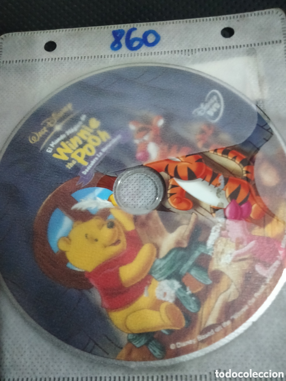 Cine: El mundo m&aacute;gico de Winnie the Pooh dvd 860 (disco solo)