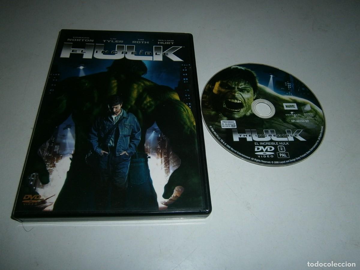 Cine: EL INCREIBLE HULK DVD EDWARD NORTON LIV TYLER TIM ROTH WILLIAM HURT