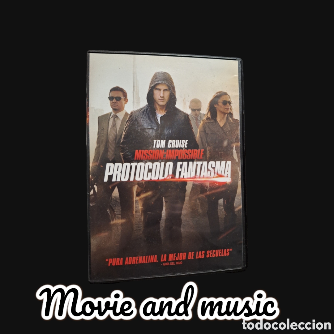 Cinema: S189 mision imposible protocolo fantasma DVD SEGUNDAMANO