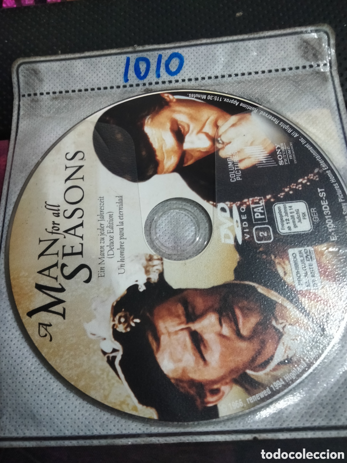 Kino: Un hombre para la eternidad dvd 1010 (disco solo)