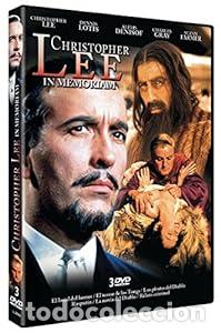 Cine: CHRISTOPHER LEE IN MEMORIAN 3 DVDS - Foto 1