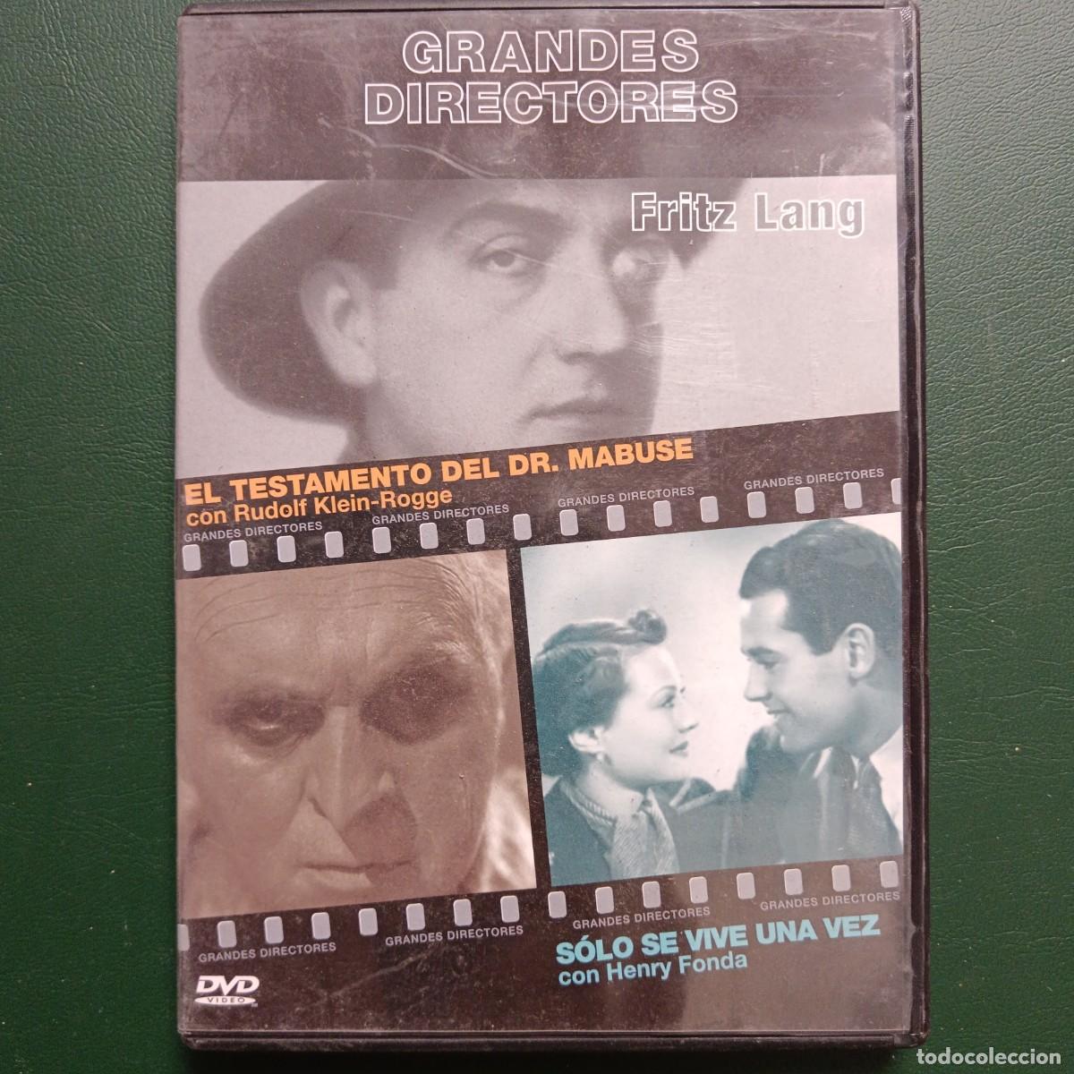 Kino: El testamento del Dr. Mabuse / S&oacute;lo se vive una vez