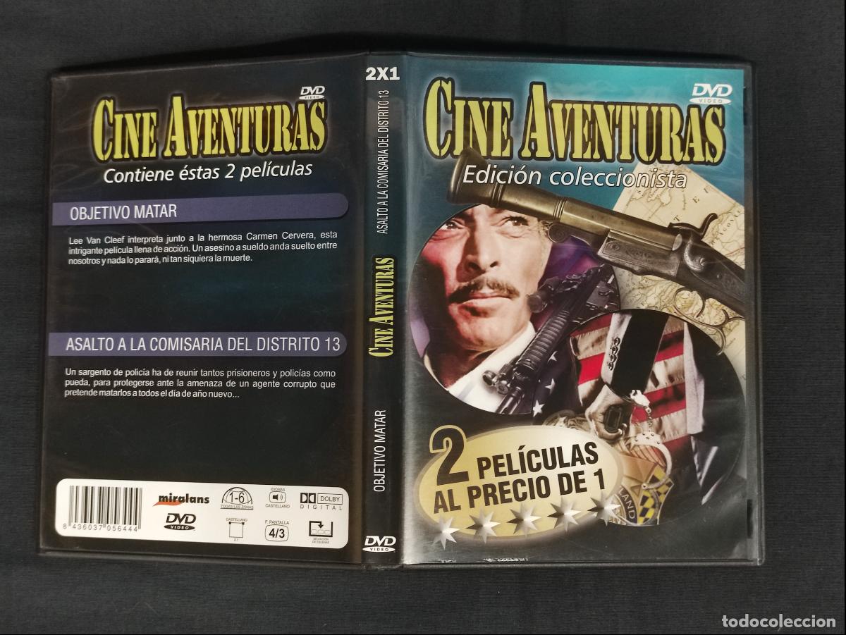 Cine: PELICULA DVD - 2 PELICULAS - OBJETIVO MATAR - ASALTO A LA COMISARIA DEL DISTRITO 13