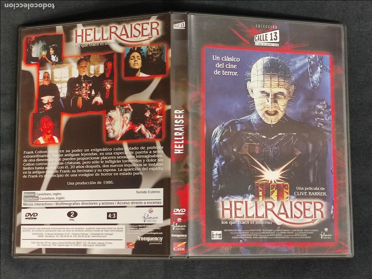 Cine: PELICULA DVD - HELLRAISER - - Foto 1