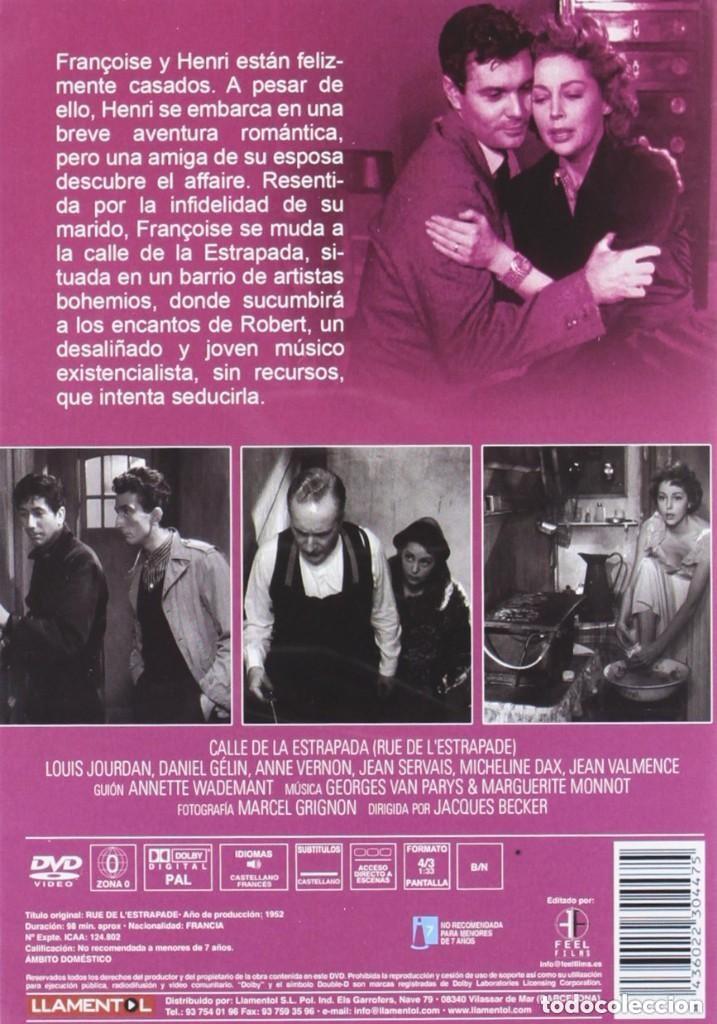 Cine: CALLE DE LA ESTRAPADA - JACQUES BECKER - Foto 2