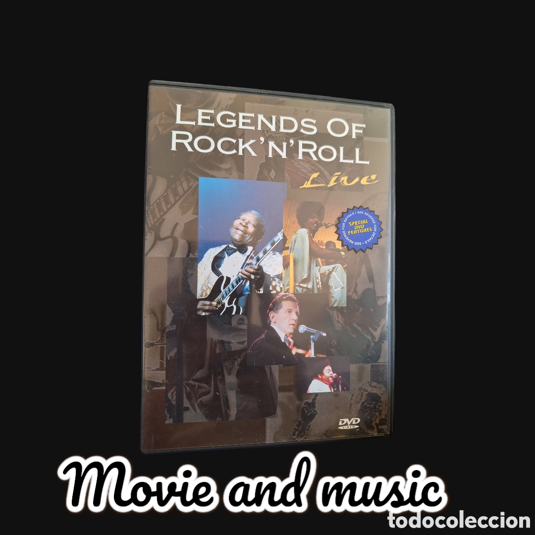 Cinema: S763 legends of rock n roll live DVD SEGUNDAMANO