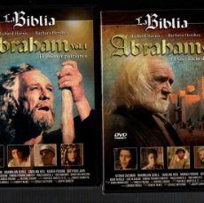 Cine: DVD. LA BIBLIA: ABRAHAM VOLS. I-II. EL PRIMER PATRIARCA / EL SACRIFICIO DE ISAAC. 2 DVD'S