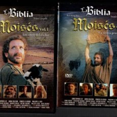 Cine: DVD. LA BIBLIA: MOISES VOLS. I-II. LOS AÑOS DEL EXILIO / LA TIERRA PROMETIDA. 2 DVD'S