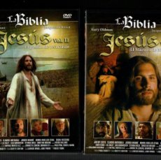 Cine: DVD. LA BIBLIA: JESUS VOLS. I-II. EL MAESTRO DE NAZARET / LA PASION DE JESUCRISTO. 2 DVD'S
