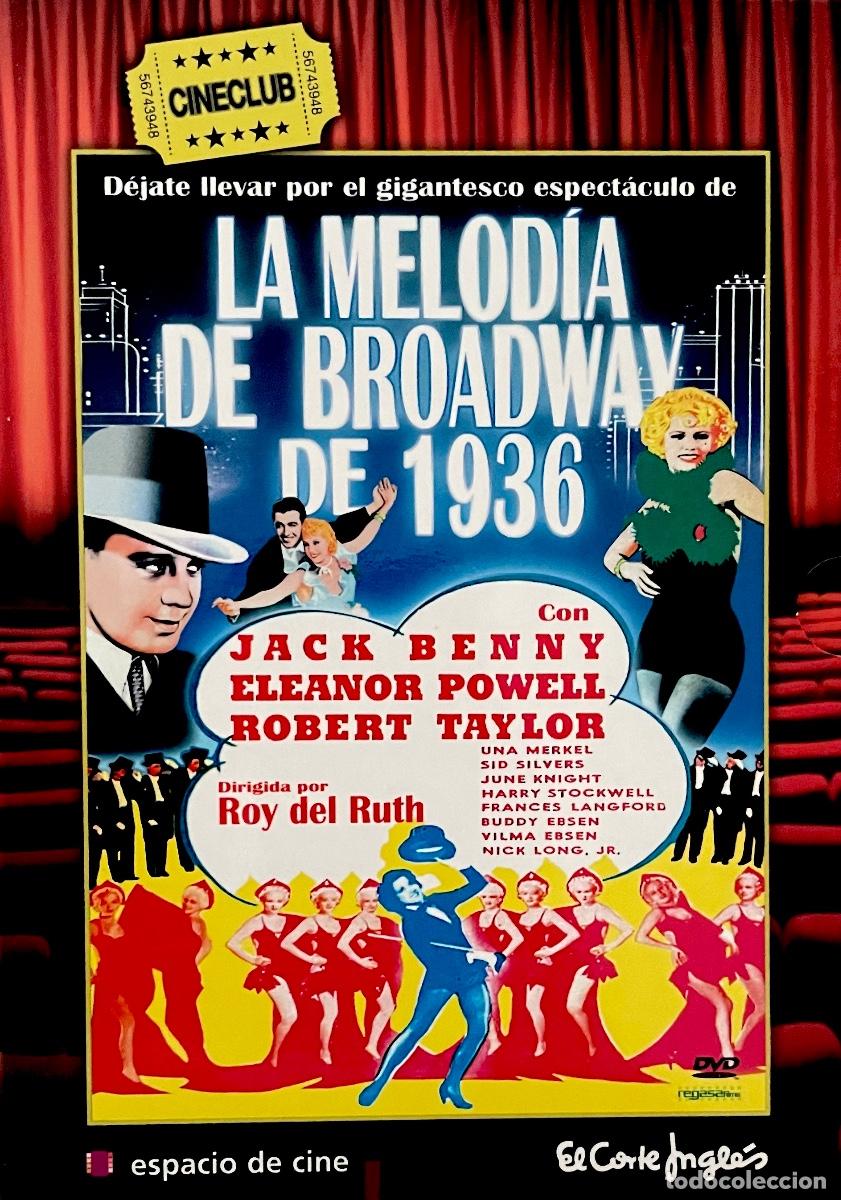 Cine: DVD. LA MELODIA DE BROADWAY 1936. EDICI&Oacute;N COLECCIONISTA CON ESTUCHE CARTON Y LIBRO EXPLICATIVO.