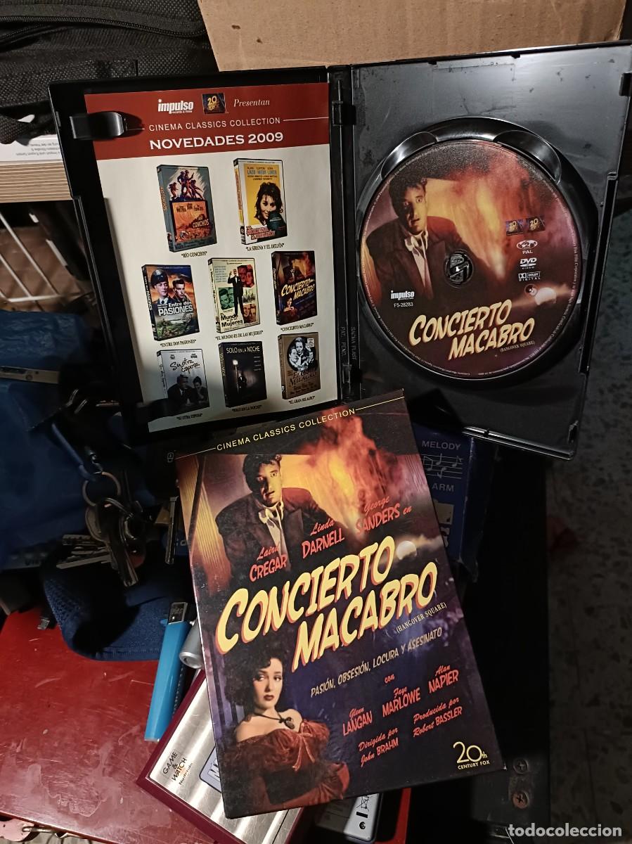 Cinema: CONCIERTO caja dvd MACABRO LAIRD CREGAR LINDA DARNELL GEORGE SANDERS ROBERT BASSER