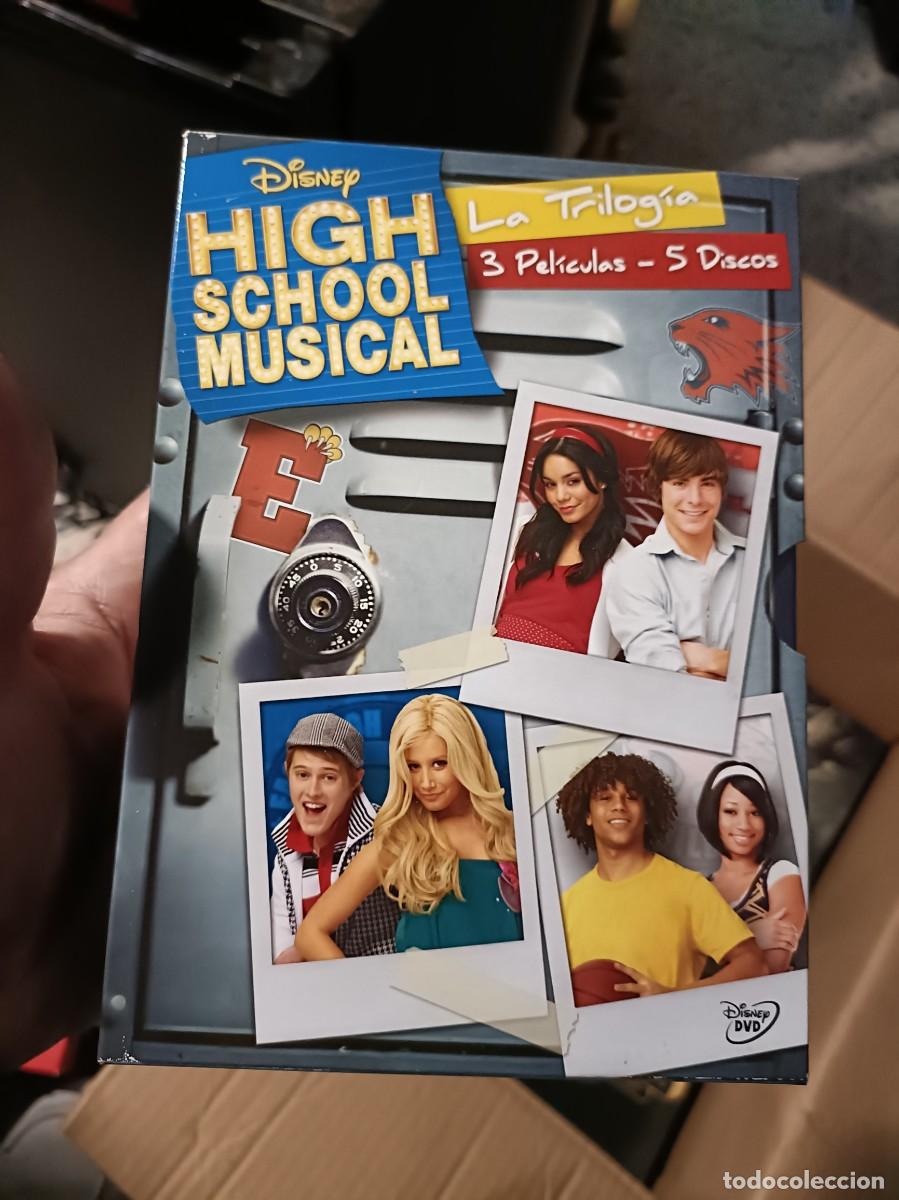 Cine: Set disney HIGH SCHOOL MUSICAL LA TRILOGIA 3 DVD 5 DISCOS BOX SET 5 DVD