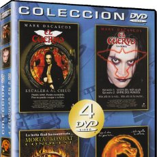 Cine: EL CUERVO + MORTAL KOMBAT COLECCIÓN 4 PELÍCULAS DVD OFERTA