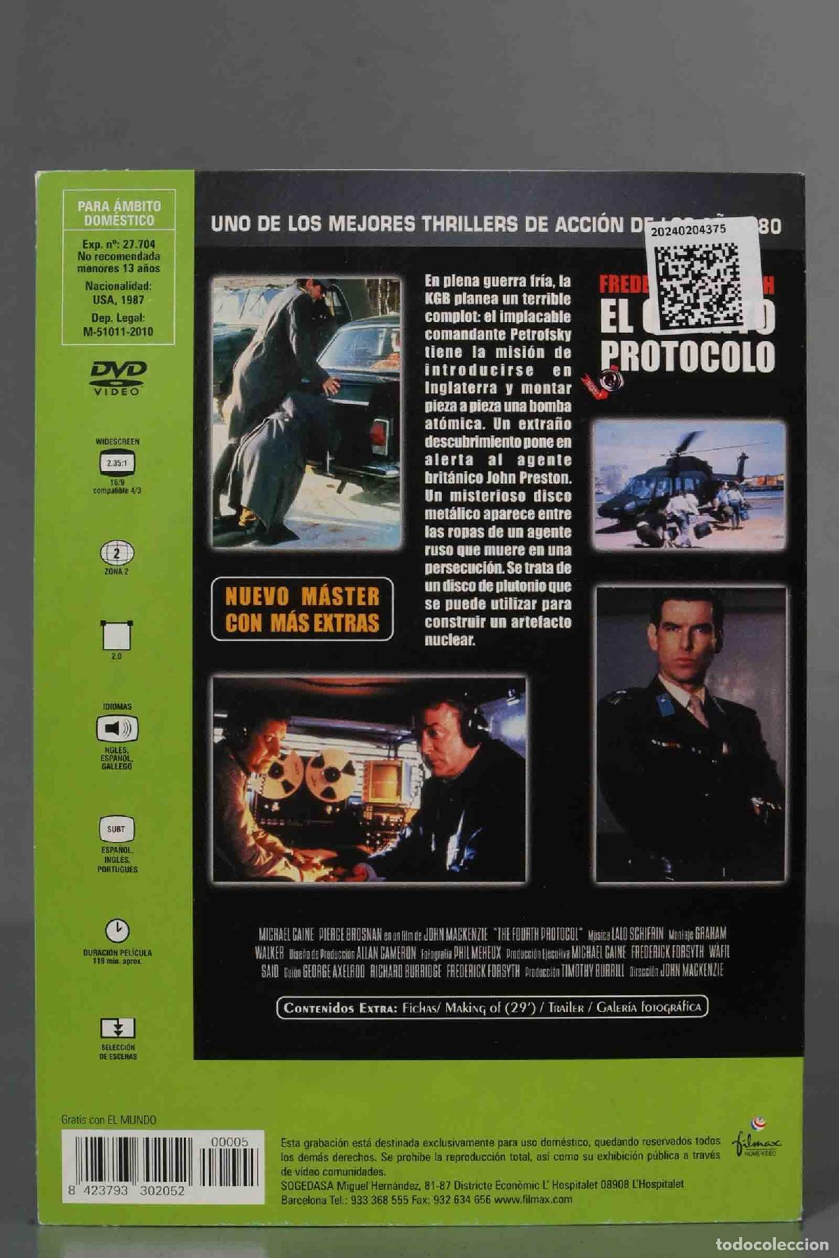 Cine: DVD. EL CUARTO PROTOCOLO - Foto 2