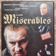 Cine: LOS MISERABLES ( 2 DISCOS) GERARD DEPARDIEU JOHN MALKOVICH