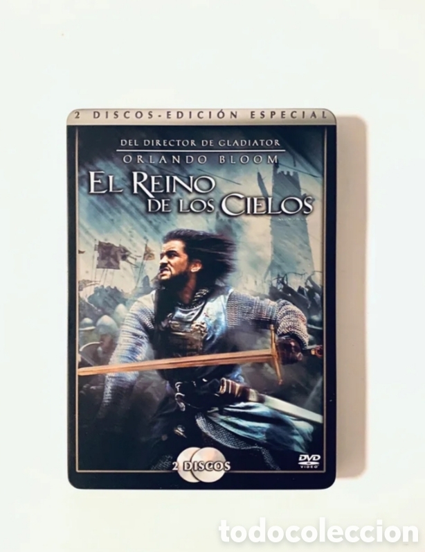 Cine: El reino de los cielos edici&oacute;n met&aacute;lica con 2 discos El reino de los cielos Steelbook DVD