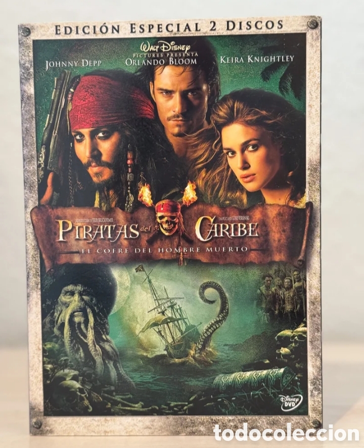 Cine: Piratas del Caribe El Cofre del Hombre Muerto DVD