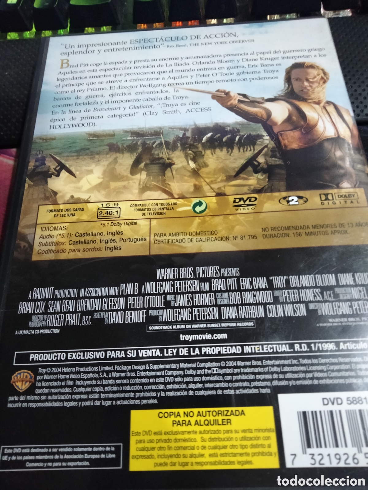 Cine: Troya dvd -------- 186 - Foto 2