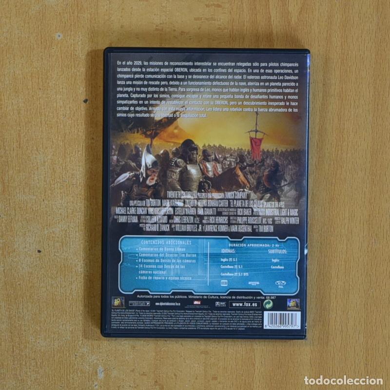 Cine: EL PLANETA DE LOS SIMIOS - DVD - Foto 2