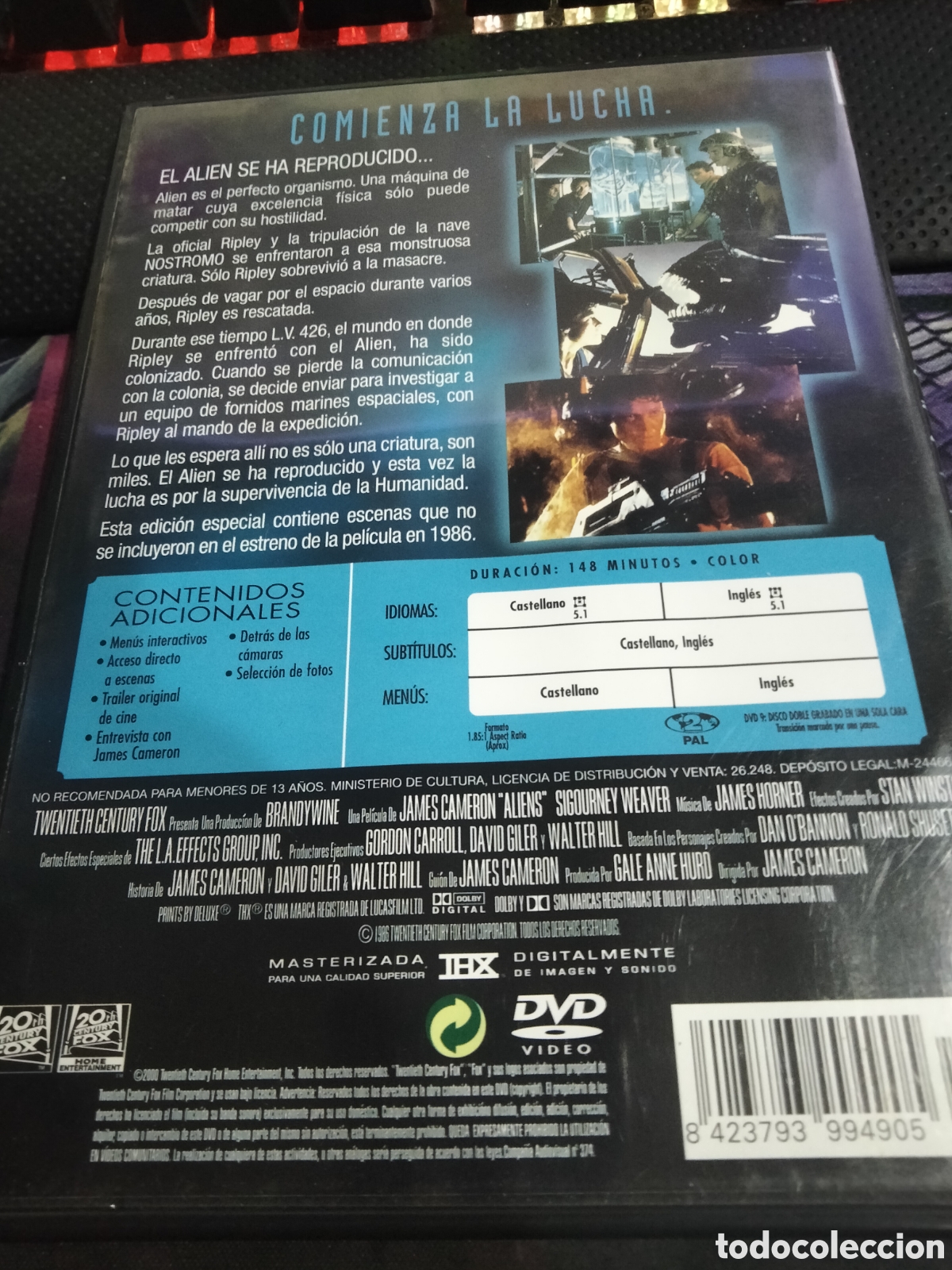 Cine: Aliens dvd slim -186 - Foto 2