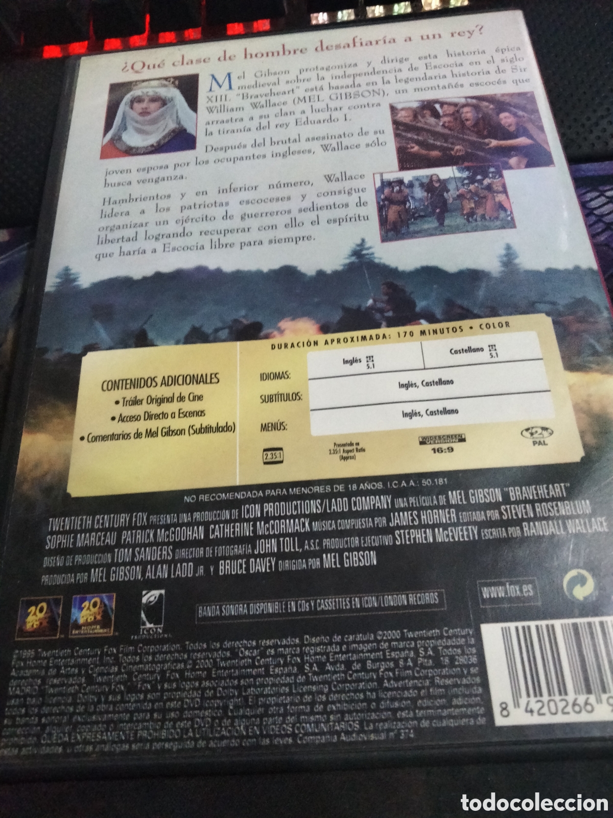 Cine: Braveheart dvd ----- 186 - Foto 2