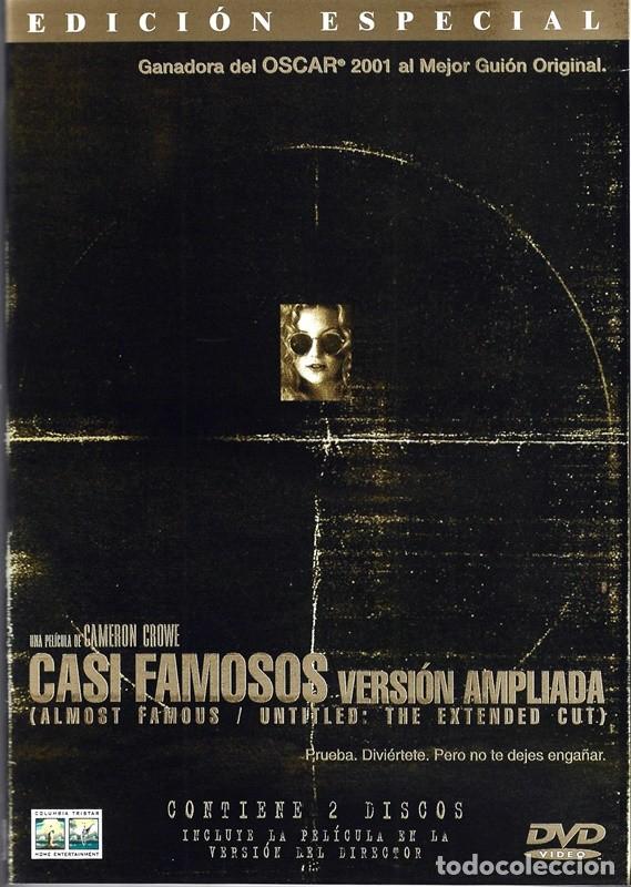 Cine: CASI FAMOSOS VERSI&Oacute;N AMPLIADA ( EDICI&Oacute;N ESPECIAL 2 DISCOS)