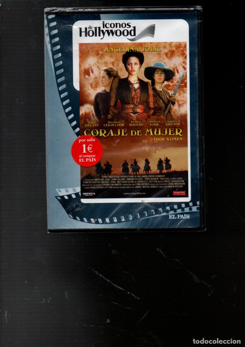 Cine: CORAJE DE MUJER. ANGELINA JOLIE. DVD. ICONOS DE HOLLYWOOD. EL PAIS. PRECINTADO
