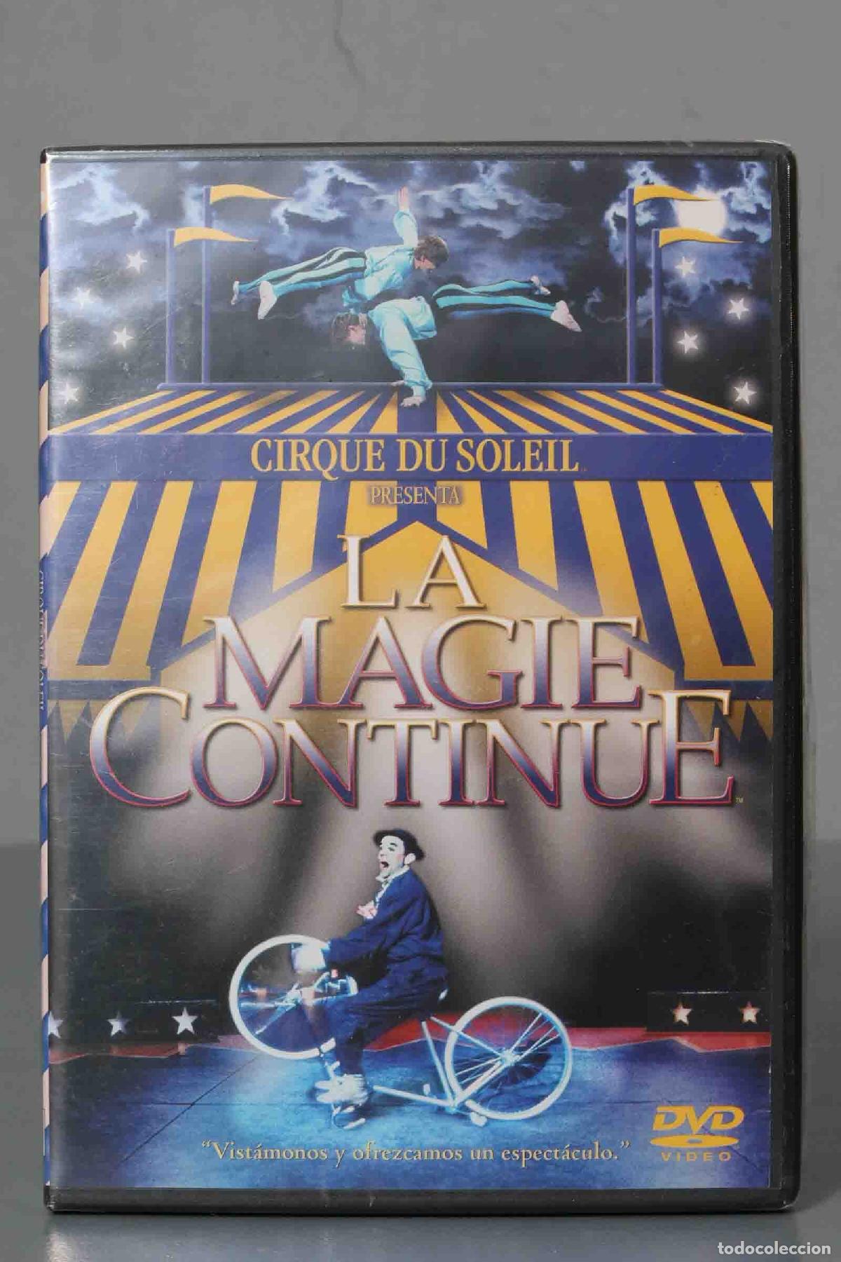 Cin&eacute;ma: DVD. Cirque Du Soleil: La Magie Continue. PRECINTADO