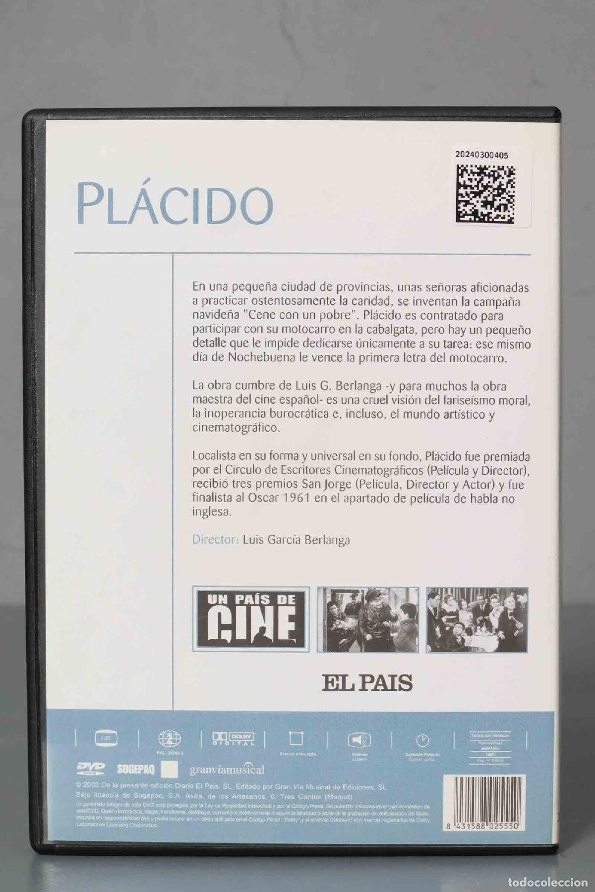 Cine: DVD. PLACIDO - Foto 2