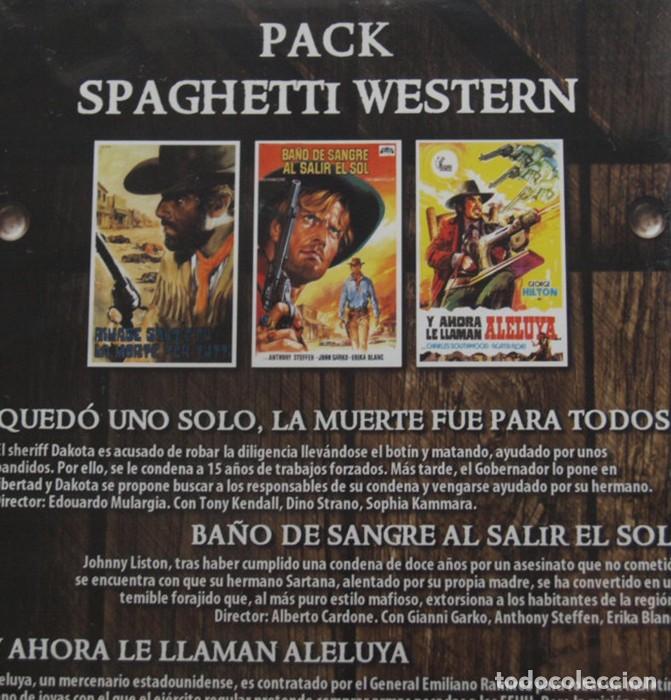 Cine: DVD PEL&Iacute;CULAS DEL OESTE ED LIMITADA Y AHORA LE LLAMAN ALELUYA BA&Ntilde;O DE SANGRE .../ QUED&Oacute; SOLO UNO ...