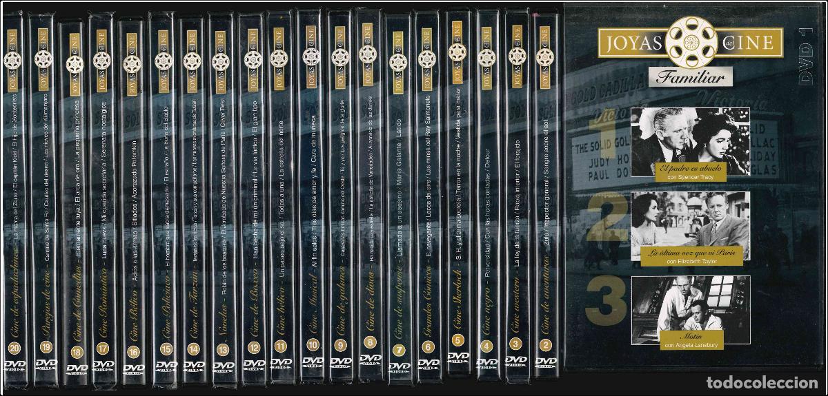 Cine: Colecci&oacute;n Joyas del Cine. 20 DVD con tres t&iacute;tulos en cada uno