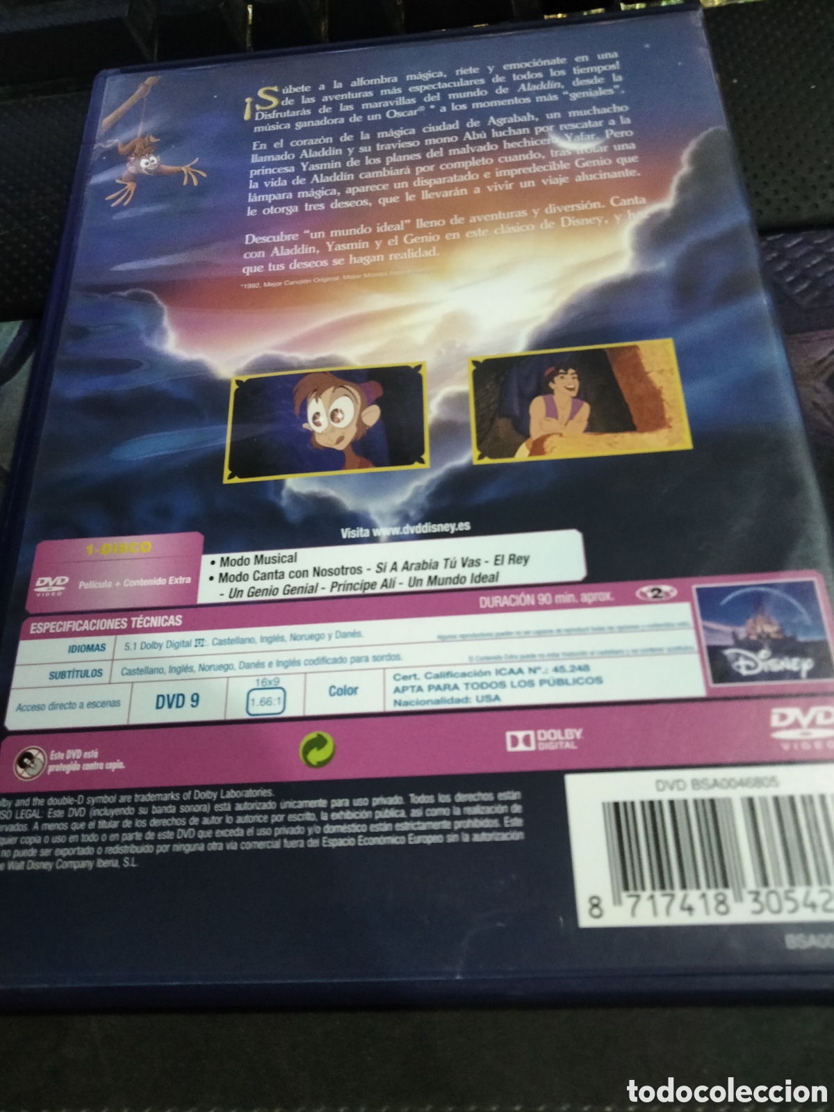 Cine: Aladdin dvd ---- 241 - Foto 2