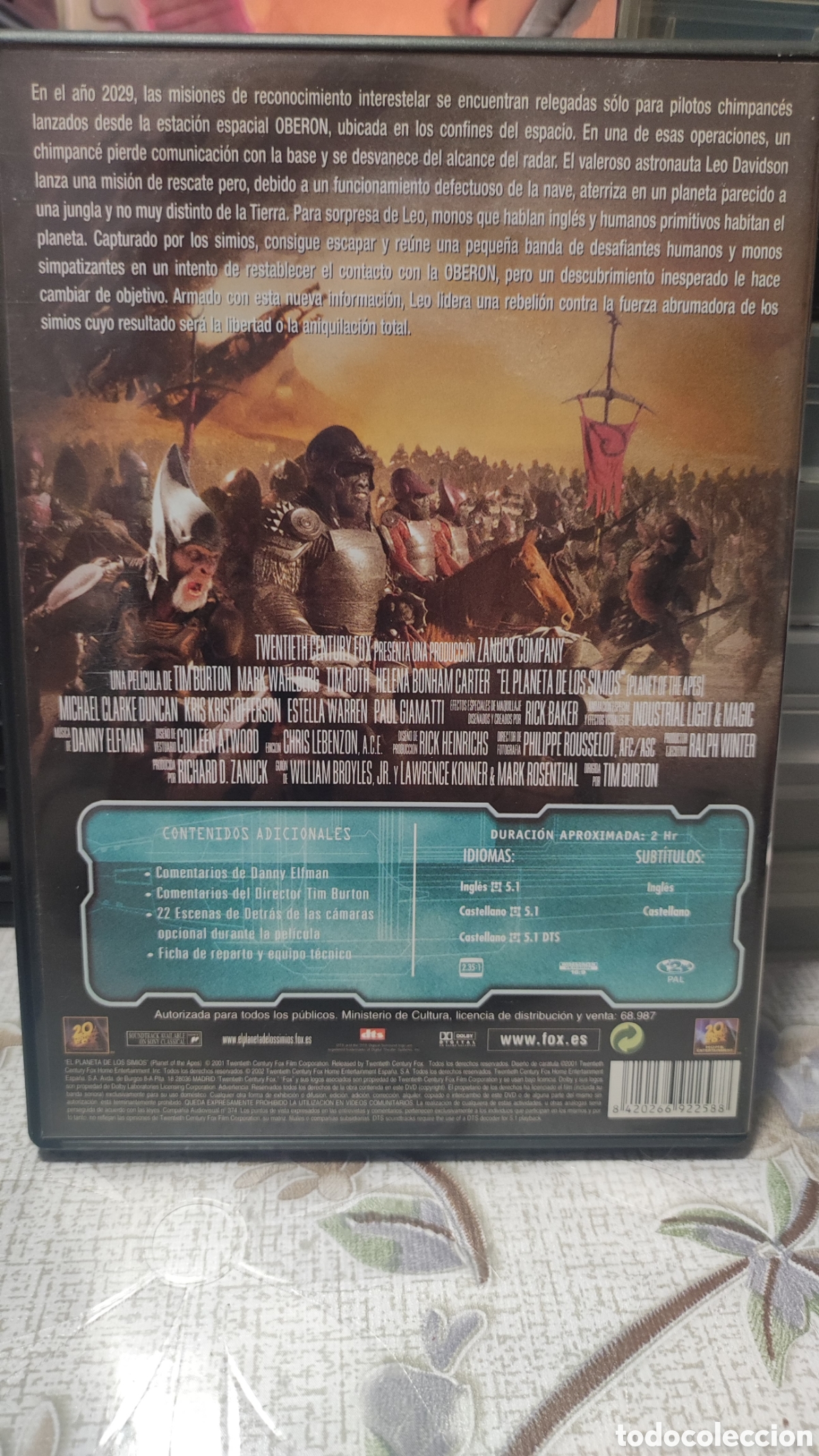 Cine: El Planeta de los Simios dvd - Foto 6
