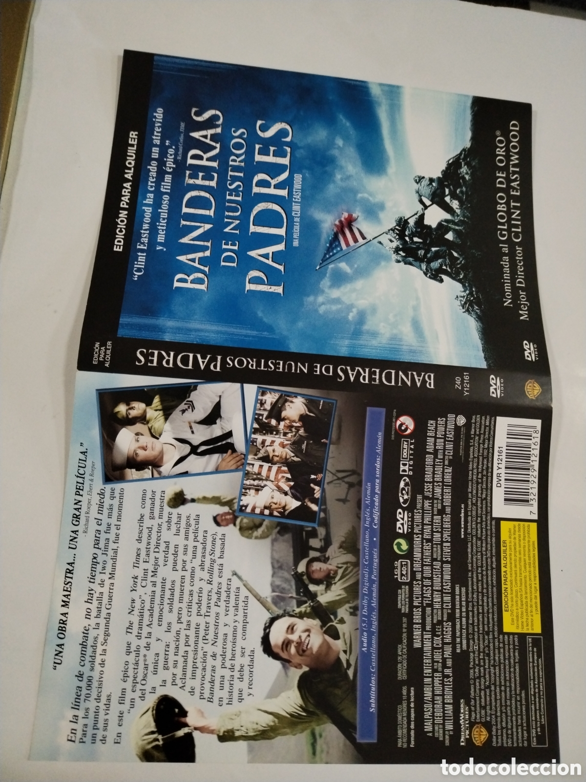 Cinema: Banderas de nuestros padres. Caratula original