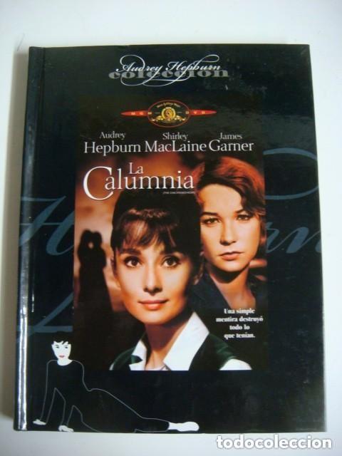 Cine: D.V.D. Y LIBRO PASTA DURA DE LA CALUMNIA CON AUDREY HEPBURN-(&)